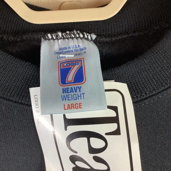 Vintage 1994 LA Raiders Coca Cola Crewneck Sweatshirt NFL Logo Seven 7 Deadstock - Picture 7 of 10